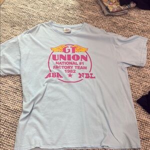 Light Blue Graphic T-Shirt